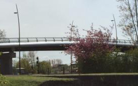 Triangle bridge in Dunkirk