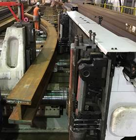 Fabrication of bridge beams in our Steligence<sup style='font-size:smaller!important;'>® Fabrication Centre